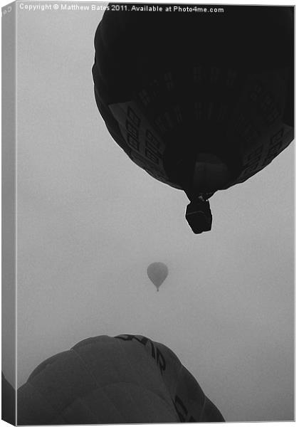 Hot Air Balloons Canvas Print by Matthew Bates