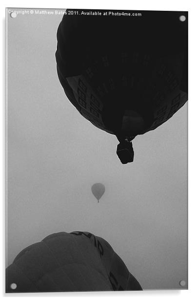 Hot Air Balloons Acrylic by Matthew Bates