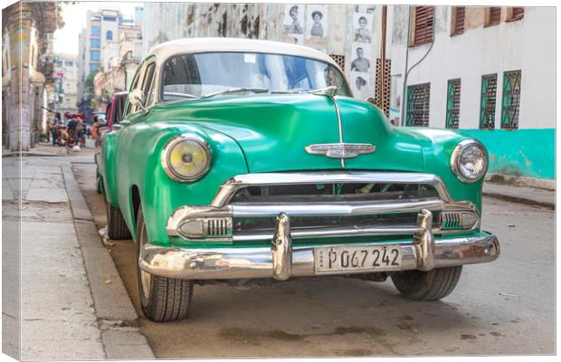 Classic Chevy Canvas Print by David Hare