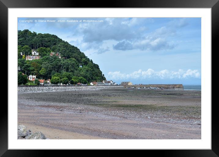 Minehead Somerset Framed Mounted Print by Diana Mower