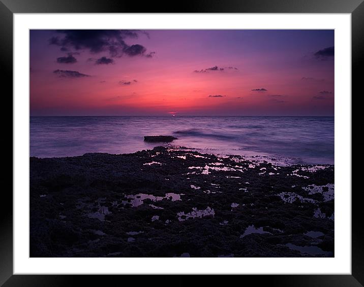 Touching The Horizon Framed Mounted Print by Aj’s Images