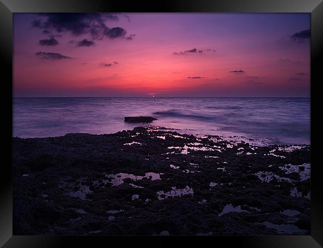 Touching The Horizon Framed Print by Aj’s Images