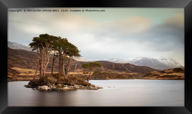 Loch Assynt Scotland Framed Print by Phil Durkin DPAGB BPE4