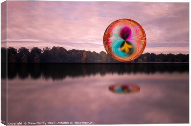 The Orb from the Lake Canvas Print by Steve Garrity
