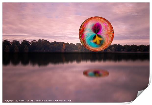 The Orb from the Lake Print by Steve Garrity