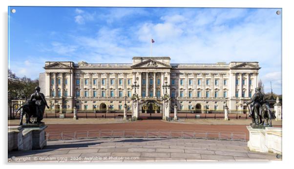 Buckingham Palace  Acrylic by Graham Long