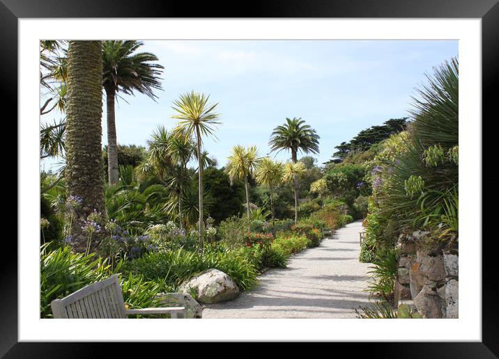 Beautiful Tresco gardens, Isles of Scilly Framed Mounted Print by Simon Marlow