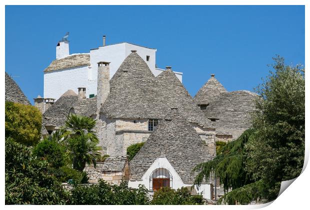 Enchanting Trulli Village in Italy Print by Simon Marlow