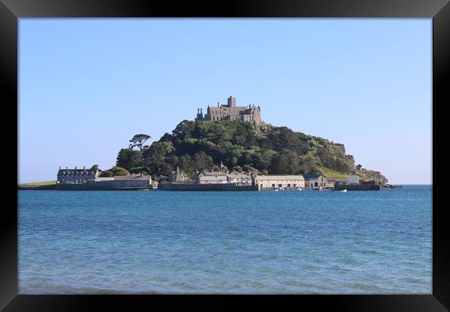 St Michaels mount, Penzance, Cornwall Framed Print by Simon Marlow