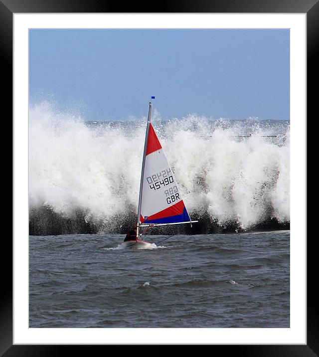 Sailing race Framed Mounted Print by Gail Johnson