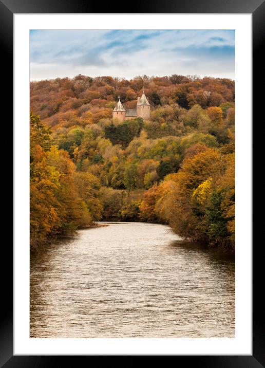 Castell Coch Framed Mounted Print by Mal Spain