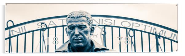 Dixie Dean letterbox crop Acrylic by Jason Wells