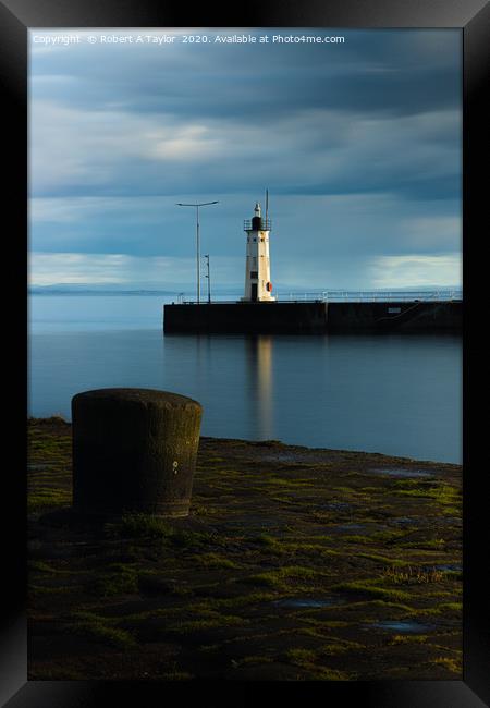 Anstruther Lighthouse Framed Print by Robert A Taylor