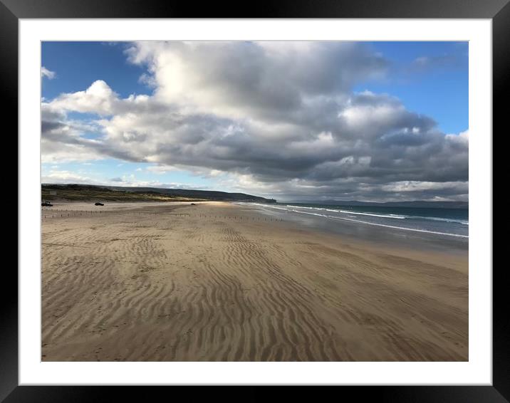 Walk along the Beach Framed Mounted Print by Colin Reeves
