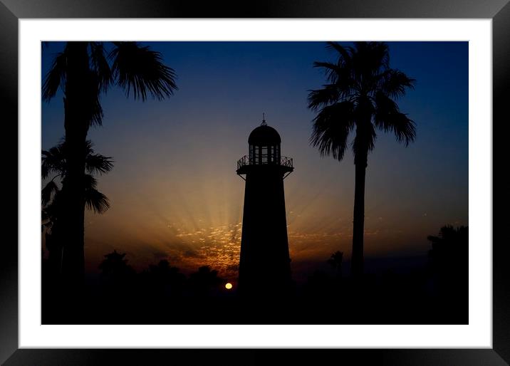 Spanish sunset Framed Mounted Print by Adrian Susman