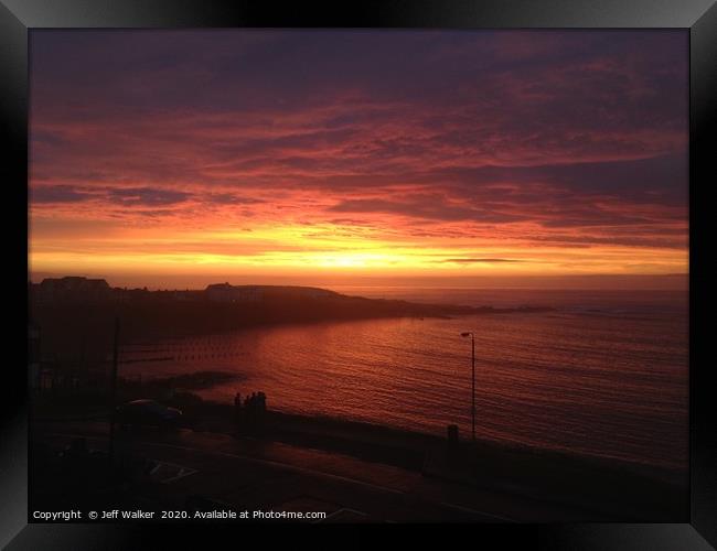 Portballintrae Evening Framed Print by Jeff Walker