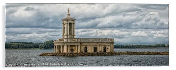 Normanton Church  Acrylic by Andy Morton