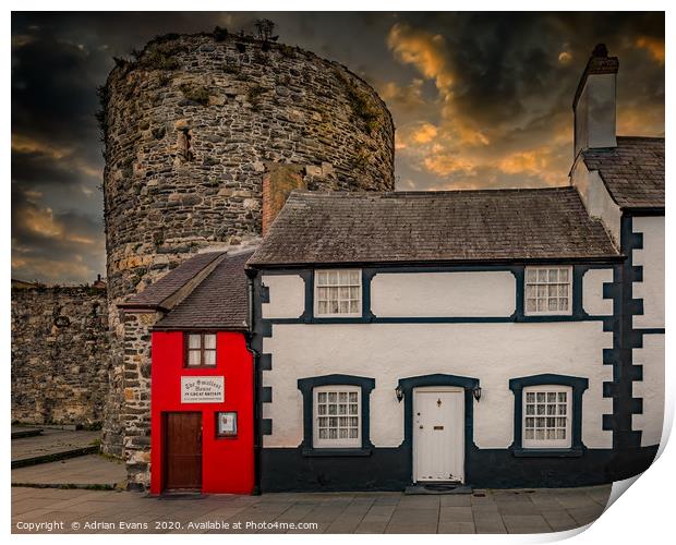 Smallest House In Great Britain Print by Adrian Evans
