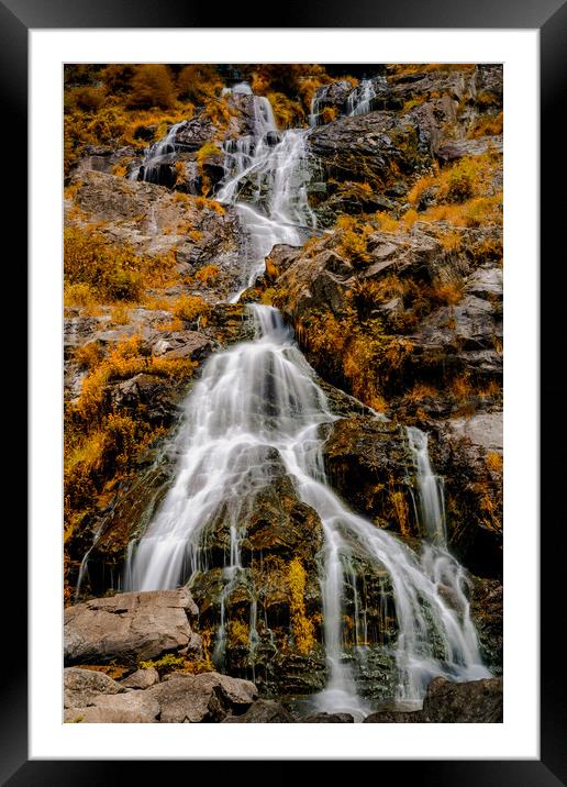 Todtnau Falls Autumn Framed Mounted Print by DiFigiano Photography