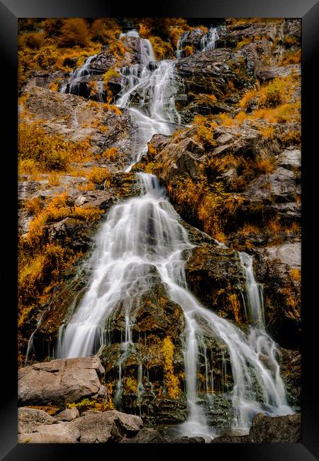 Todtnau Falls Autumn Framed Print by DiFigiano Photography