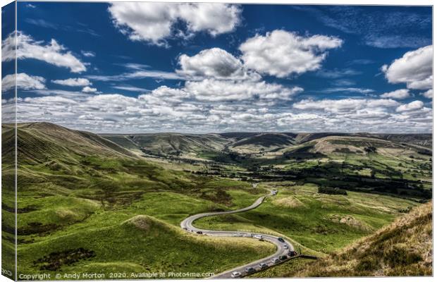 The Winding Road Canvas Print by Andy Morton