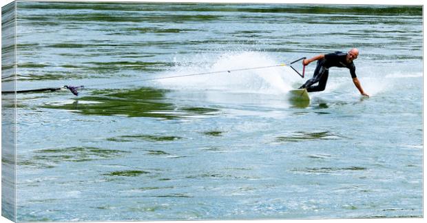 Bungee Surfing Canvas Print by DiFigiano Photography