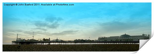 Brighton Pier Panorama Print by John Basford