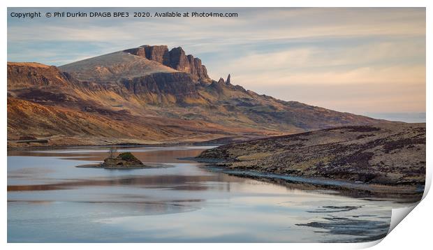 The Old Man of Storr  Isle of Skye Scotland Print by Phil Durkin DPAGB BPE4