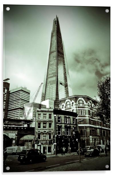 The Shard London Bridge Tower England Acrylic by Andy Evans Photos