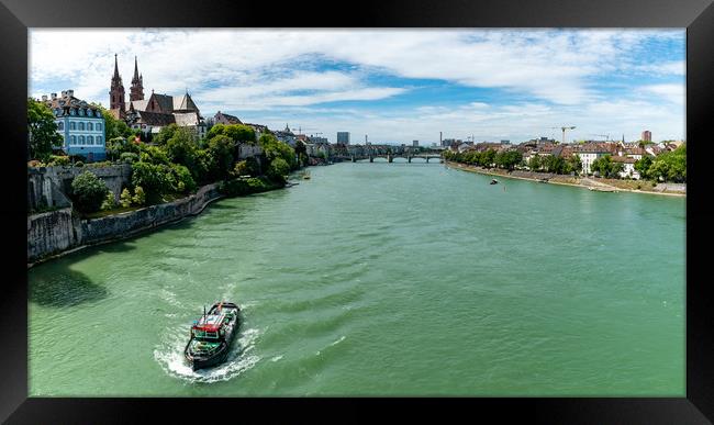 Working The Rhine Framed Print by DiFigiano Photography