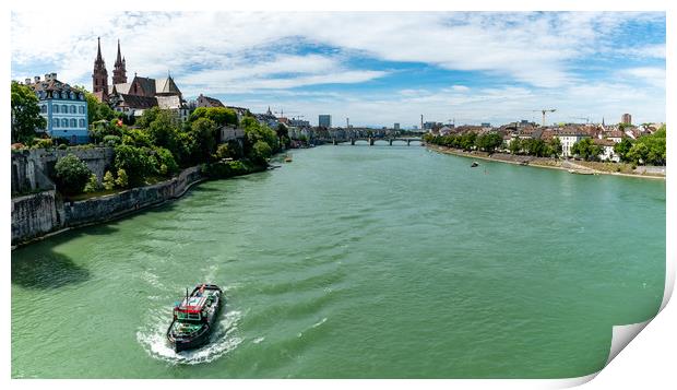 Working The Rhine Print by DiFigiano Photography