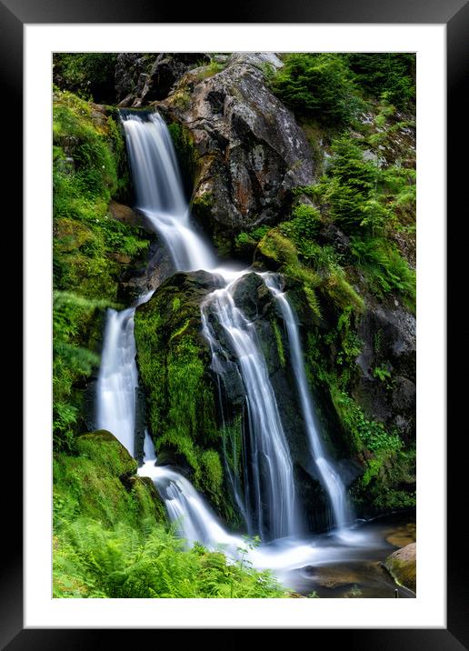 Triberg Waterfalls 2 Framed Mounted Print by DiFigiano Photography