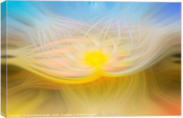 Light and motion in yellow  Canvas Print by PhotoStock Israel