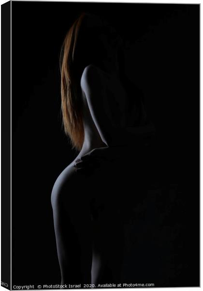 Ginger model artistic nude Canvas Print by PhotoStock Israel