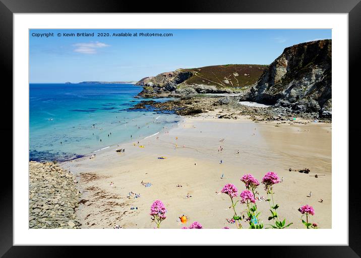 st agnes cornwall Framed Mounted Print by Kevin Britland
