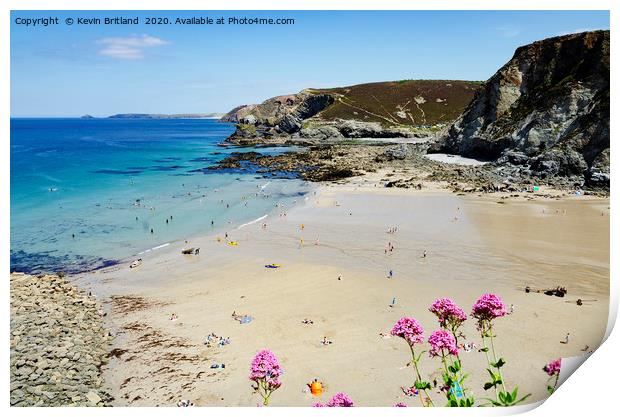 st agnes cornwall Print by Kevin Britland