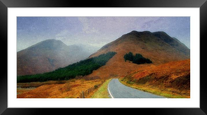 the highlands Framed Mounted Print by dale rys (LP)