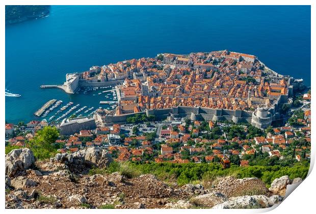 Dubrovnik Print by Tony Bishop