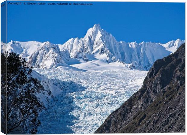 Fox Glacier - New Zealand Alps  Canvas Print by Steven Ralser