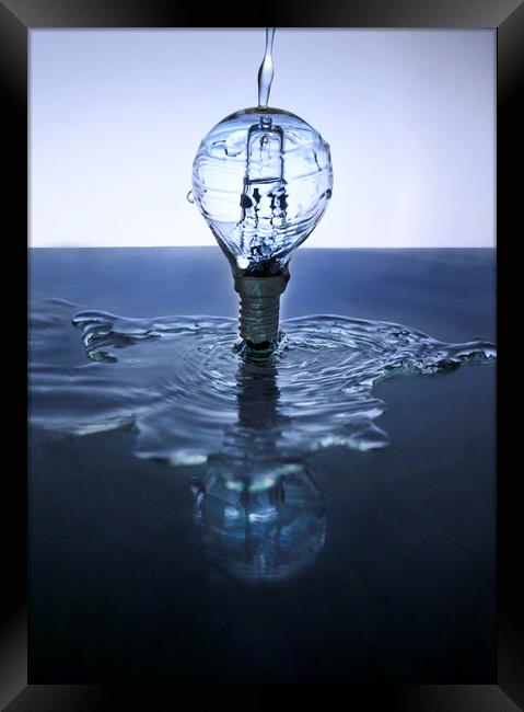 Lockdown lightbulb moment  Framed Print by Ray Tickle