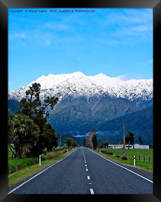 New Zealand Alps 3 Framed Print by Steven Ralser