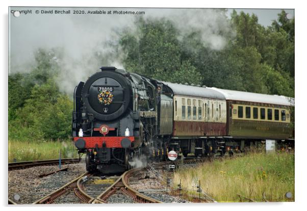 Steam locomotive 70000 Britannia Acrylic by David Birchall