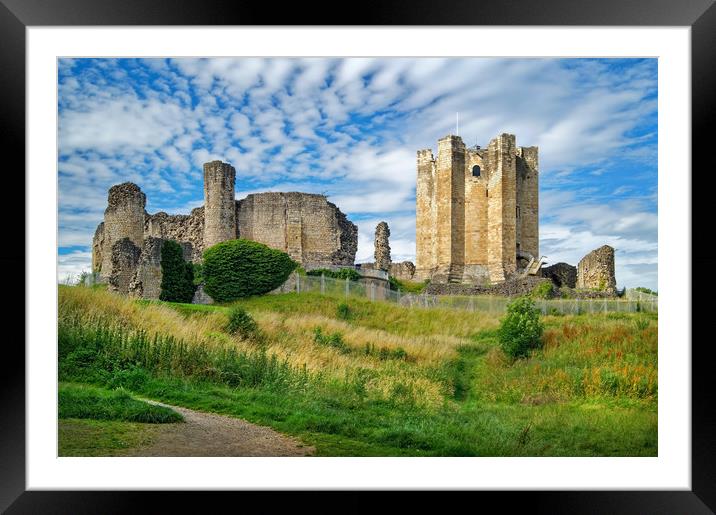 Conisbrough Castle  Framed Mounted Print by Darren Galpin