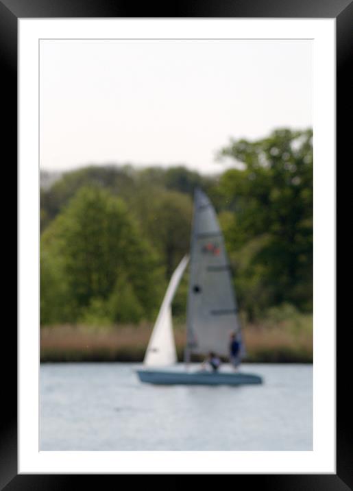 An Impressionist sailing Framed Mounted Print by Chris Day