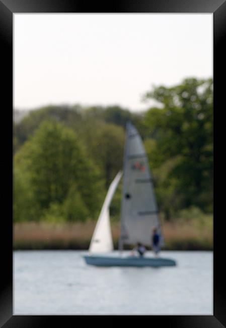 An Impressionist sailing Framed Print by Chris Day