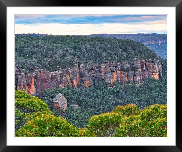 Mt Piddington - NSW - Australia Framed Mounted Print by Steven Ralser