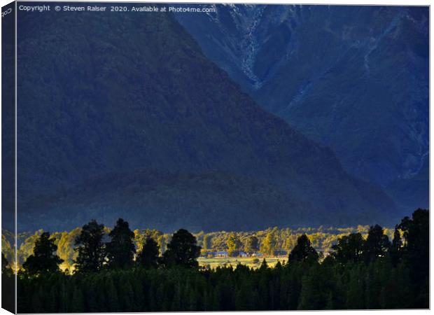New Zealand Alps Foothills Sunrise Canvas Print by Steven Ralser