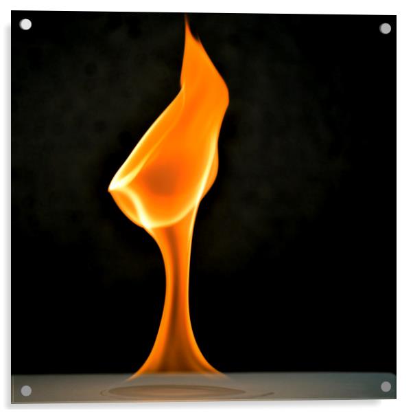 Flame Acrylic by Paul Want
