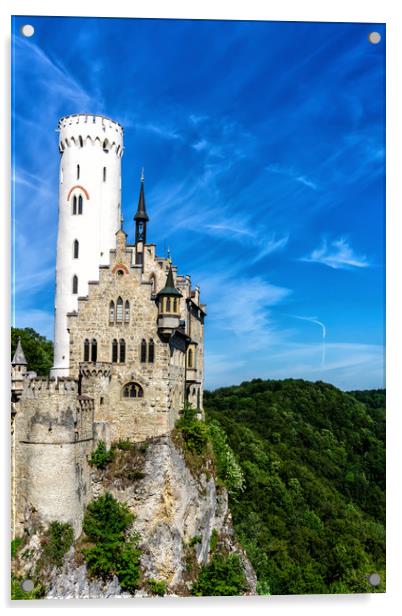 Lichtenstein Castle Acrylic by DiFigiano Photography