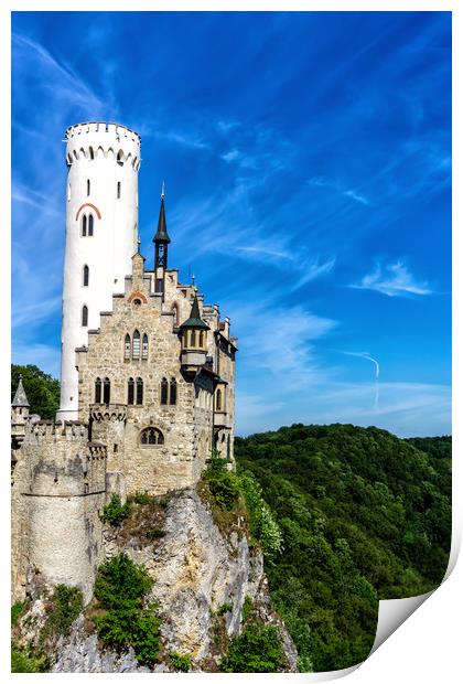 Lichtenstein Castle Print by DiFigiano Photography